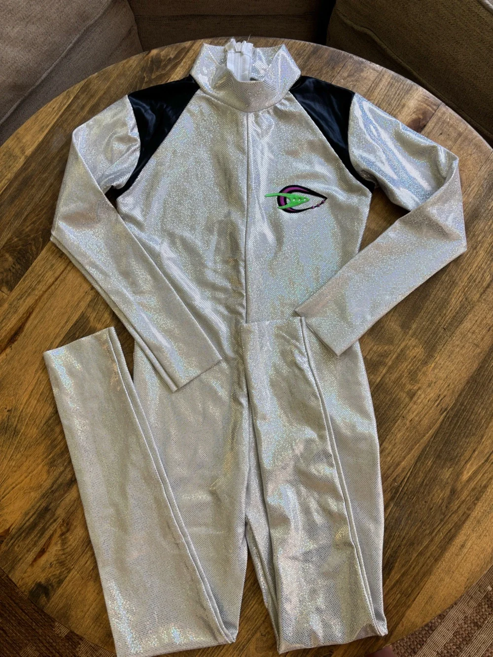 Kids Metallic Alien Halloween Costume